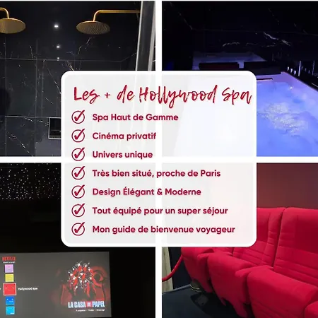 Appartement Hollywood Jacuzzi - Cinema *